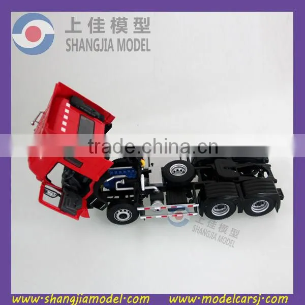 1 24 Metal heavy truck model, scale heavy truck models, truck model for sale
