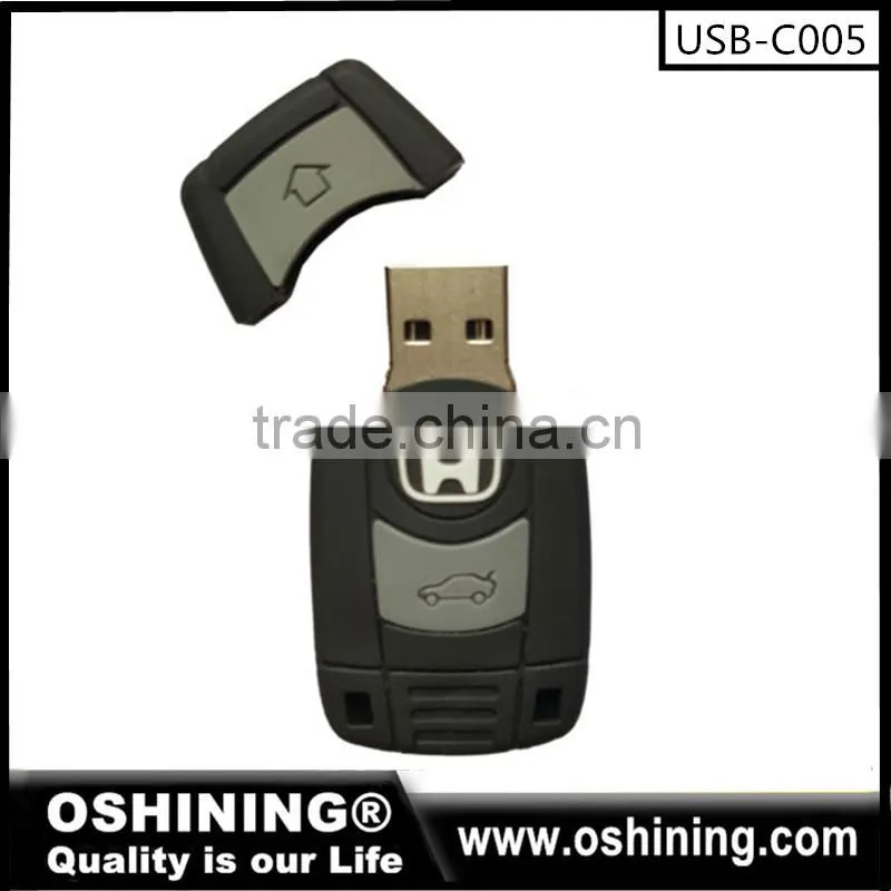 Free Sample Top Sell USB Memory Stick 2GB 4GB 8GB USB 2.0/3.0 Car Key Plastic USB Flash Drives(USB-COO1)