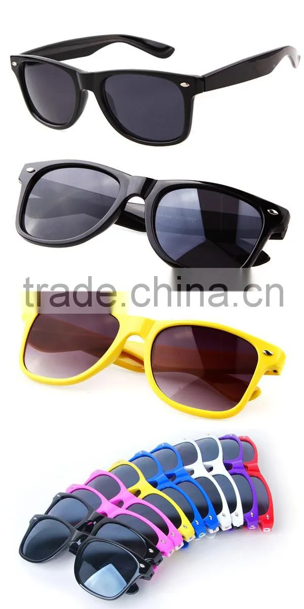 Cheap plastic color OEM sunglasses