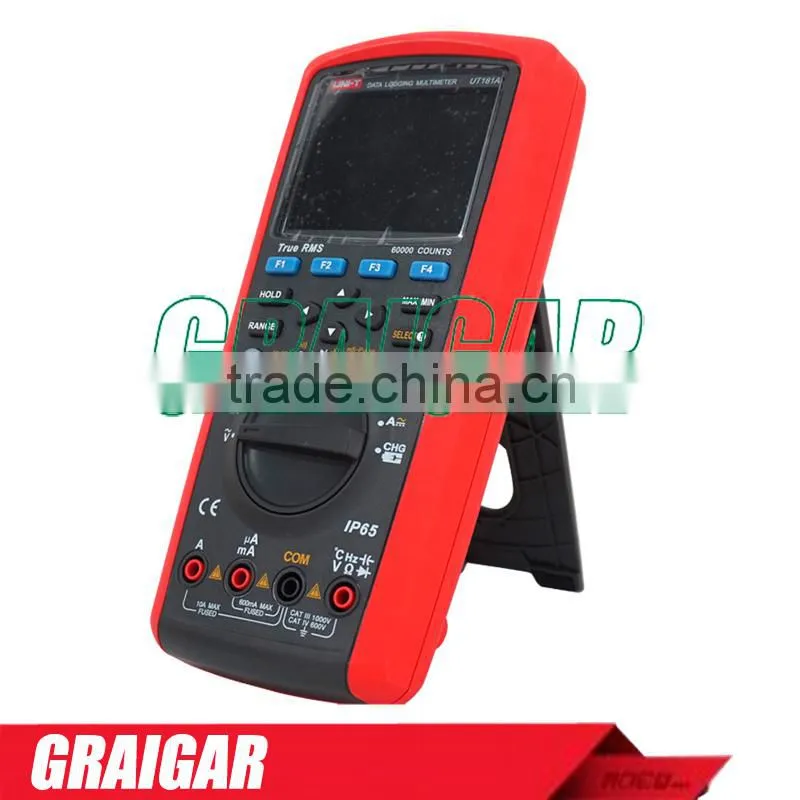 UNI-T UT181A True RMS Datalogging Multimeters Handheld Color Oscilloscope Digital Multimeter 100kHz Brandwidth