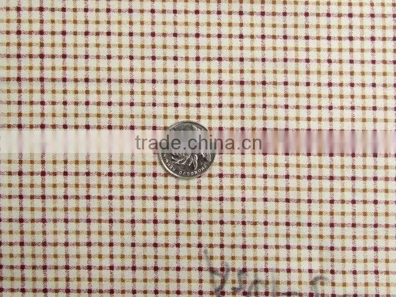 plaid designs cotton twill printing fabric