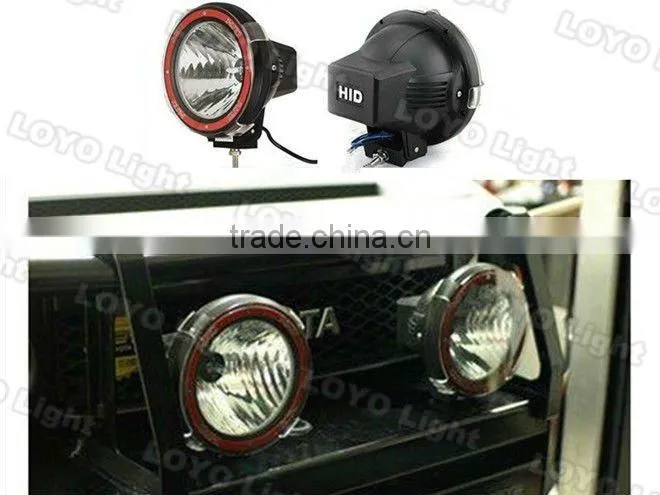 12V 35W 55W 9-32V hid driving light work light 75W 7 inch hid spot light 4x4