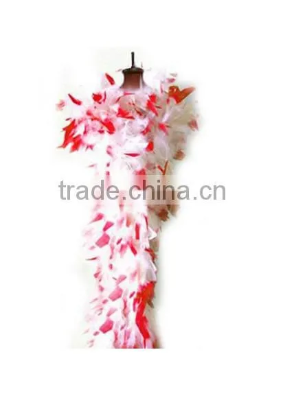 Deluxe Costume Accessory Feather Boa with dyed tips