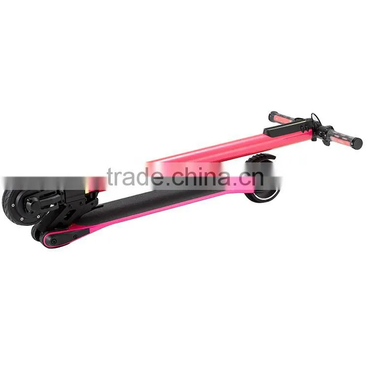 2016 new product 250w foldable 2 wheel e-scooter with digital display