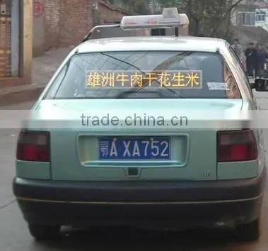 Advertising outdoor waterproof car taxi roof top signs leds
