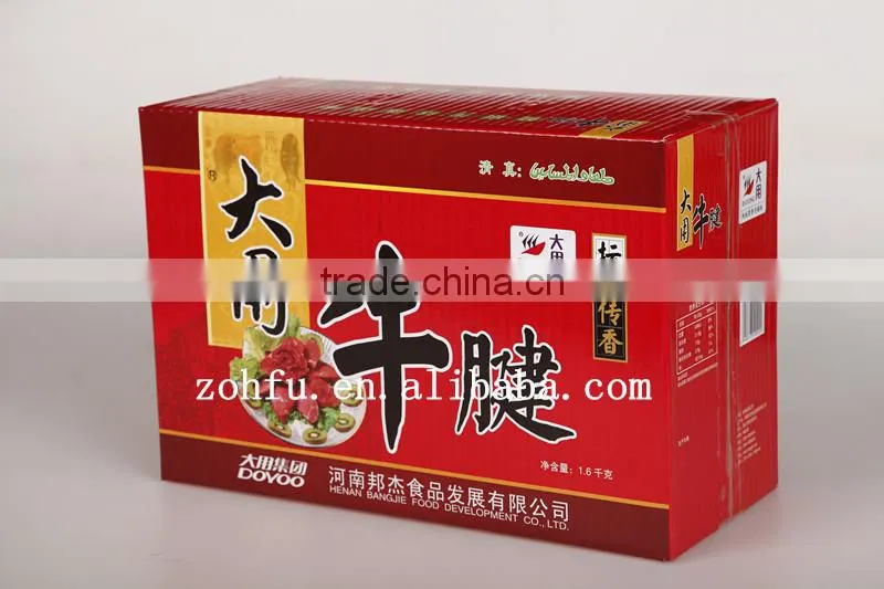China customized milk packing carton orange packing cartons mango packing box