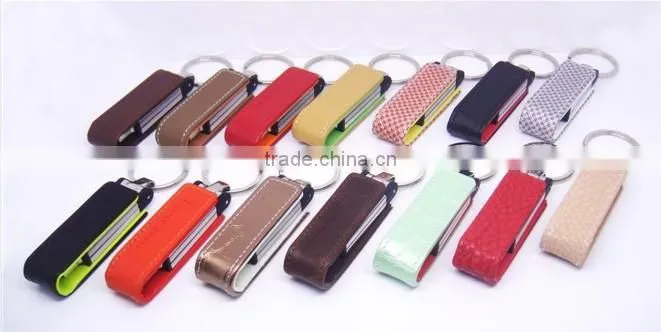 Christmas Style factory direct selling bride and groom usb flash drive Brand Custom Leather Can be printed logo