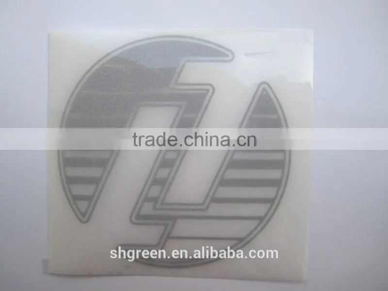 Soft flock logo thermal transfer sticker