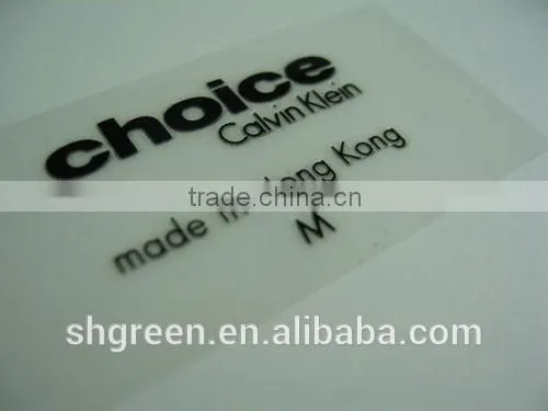 Factory-making flock heat transfer labels