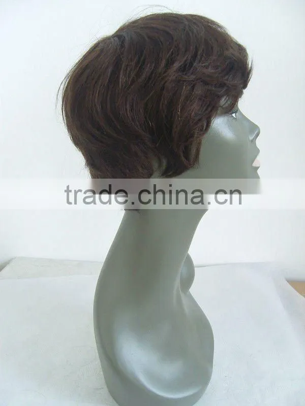 100% human hair wigs short european hair wigs