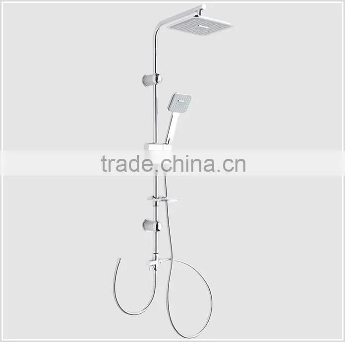 hand sliding shower set,wall mounted shower set,bathroom rain shower set