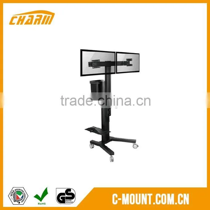 Tv rack design CT-FTVS-T302B, modern design led tv rack