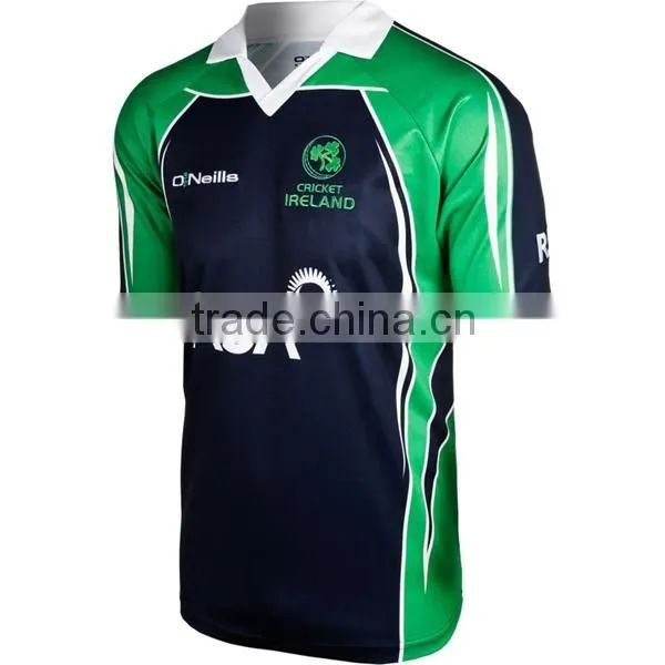 Custom Sublimation Printing Nepal Cricket Jersey 2016