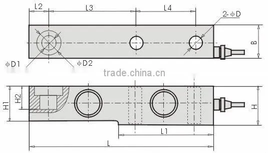 Single shear beam Load cell