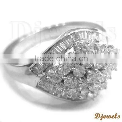 14 K White Gold Rings, Diamond Wedding Rings, Diamond Jewellery