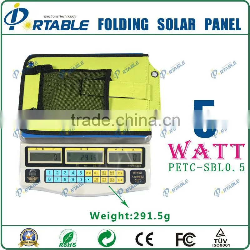 5W Multifiuncational Solar mobile Charger With Good Quality