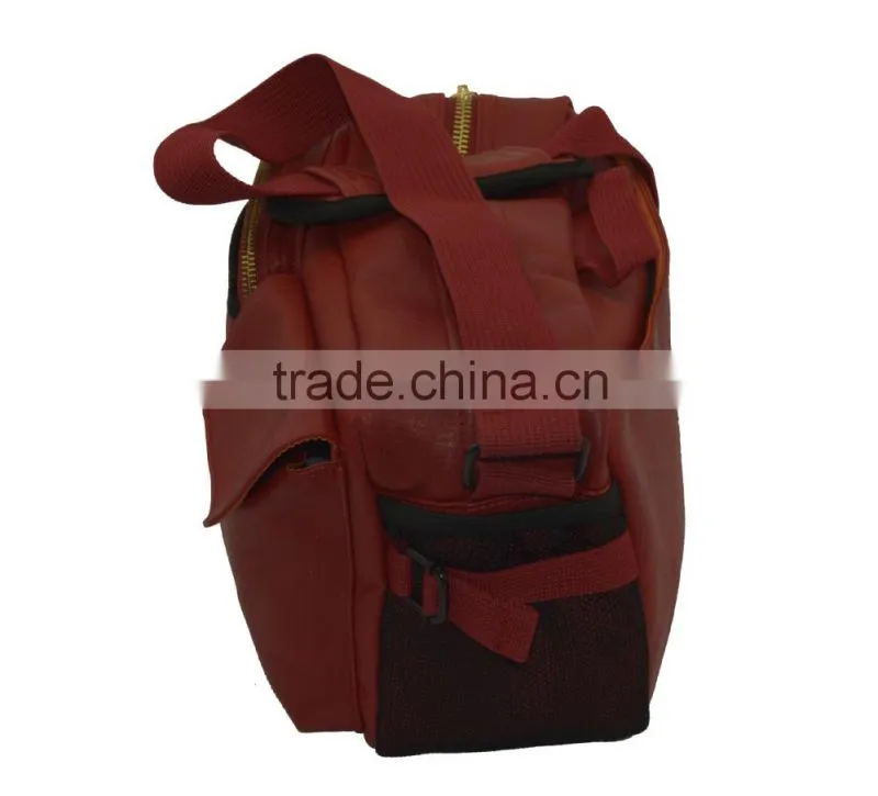 2015 PU leather messenger bag with Iphone case