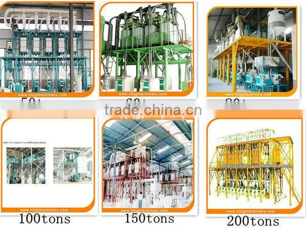 China supplier automatic wheat/corn/maize/teff/rice/barley/grain flour milling machine plant/ flour mill machine with price