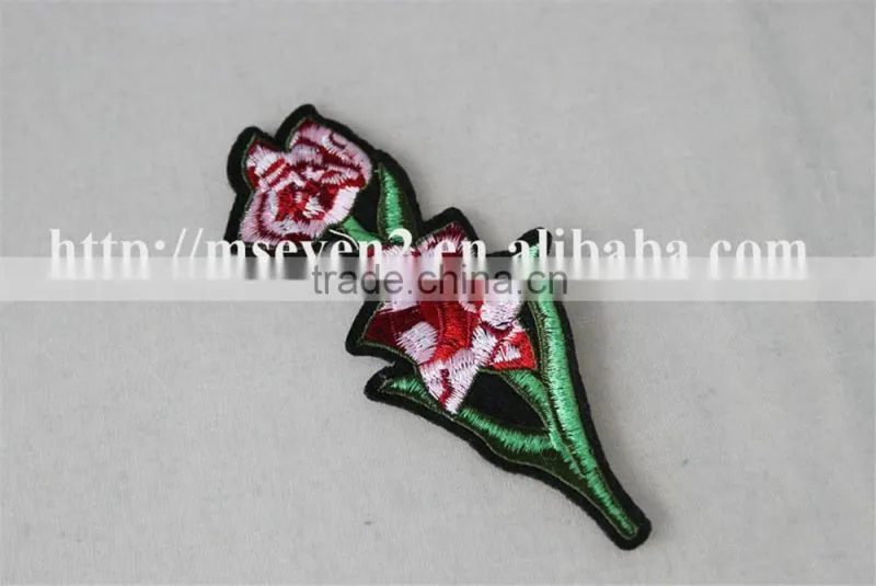 big sale applique embroidery flower embroidery patch for clothes