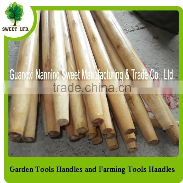 Good quality varnished wood mop sticks/ shovel handles 120*2.5CM