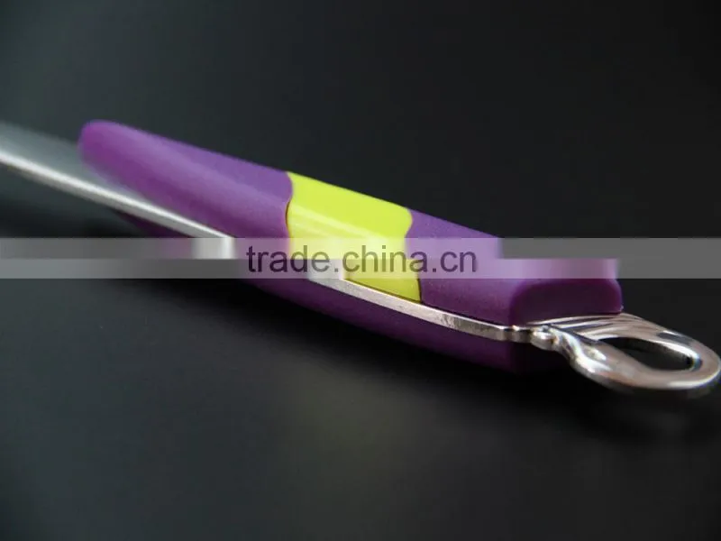 2015 highQuality kitchen tools with plastic color handle kitchen tools/Hot pot spoon/strainer Customizable LOGO 1PCS S26