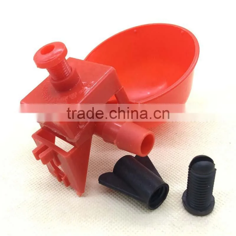 red pigeon water bowl / pigeon water feeder