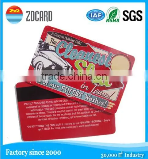 custom size glossy laminated spot UV pvc card