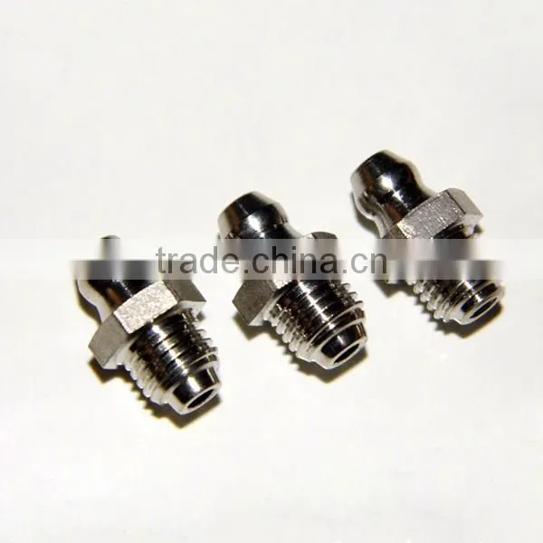 all kinds of M8x1 carbon steel grease nipples 180 degree straight