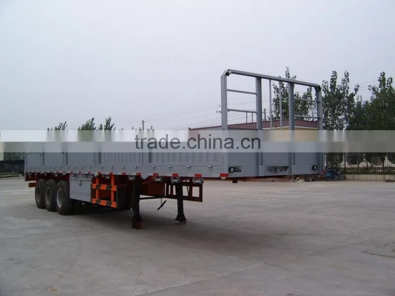 china manufacturer sell dolly side drop semi trailer