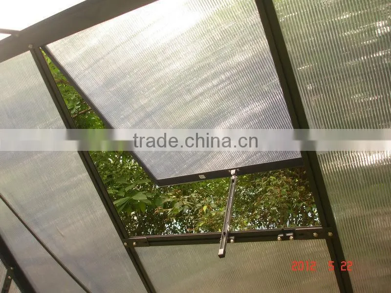 New Inventions-- dark gary alminum frame polycarbonate green house HX65120-1 Series