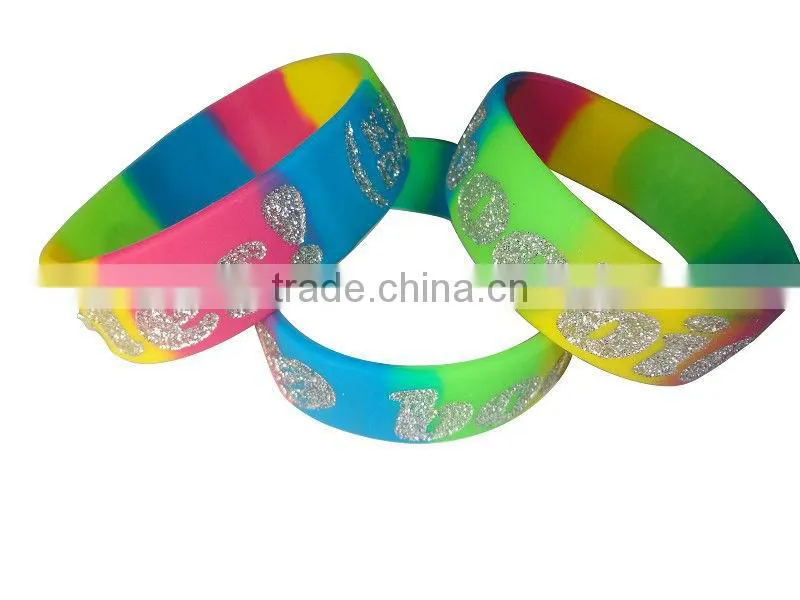 Special custom silicone slap wristband bracelet