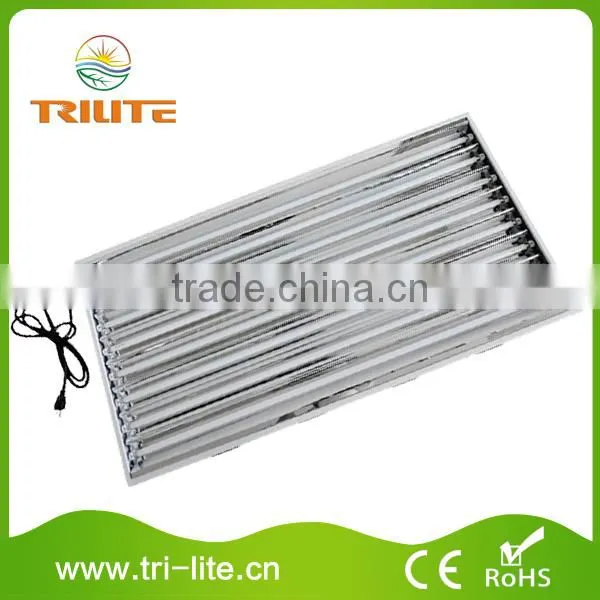 T5 HO 2FT/4FT(24w/54w)x4/6/8 Fluorescent Fixture Indoor Grow Hydroponics