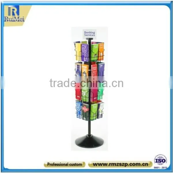 5-Layer Floor Standing Metal Library Book Stand