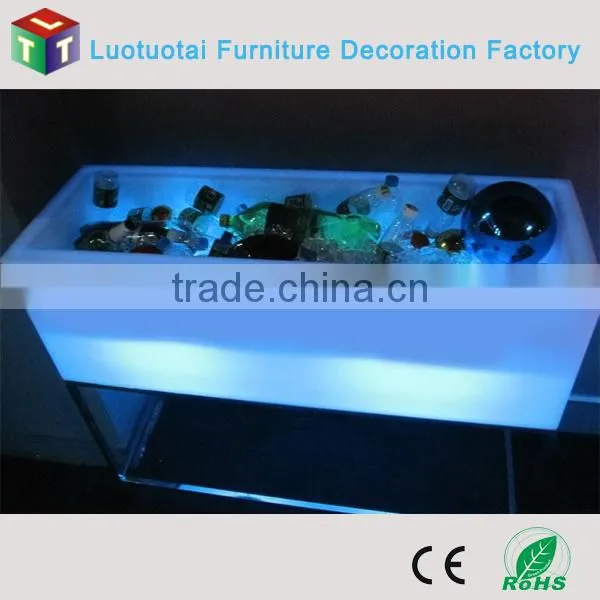 party/event supplies remote control illuminated LED wine cooler/ice bucket