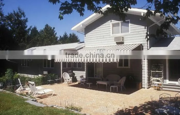 2014 The Best Sale Fancy Retractable Poly-carbonate Garden Wrought Iron Gazebo