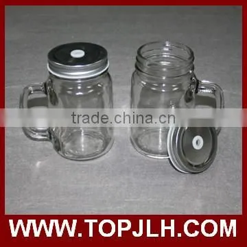 430 ml Creative Juice Drinking mug Glass Mason Jar
