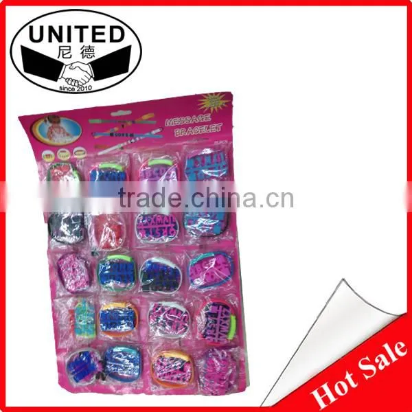 wholesale loom kids DIY message slap bands
