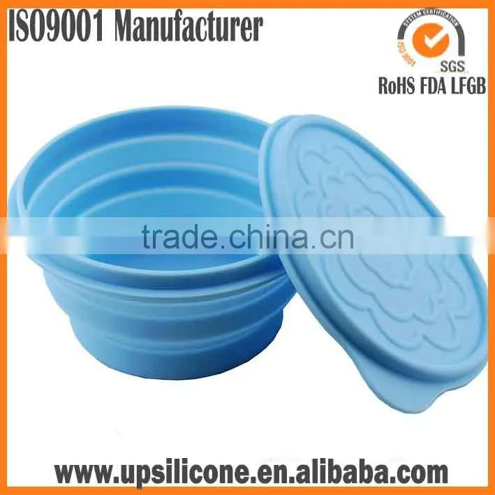 silicone foldable bowl silicone collapsible bowl