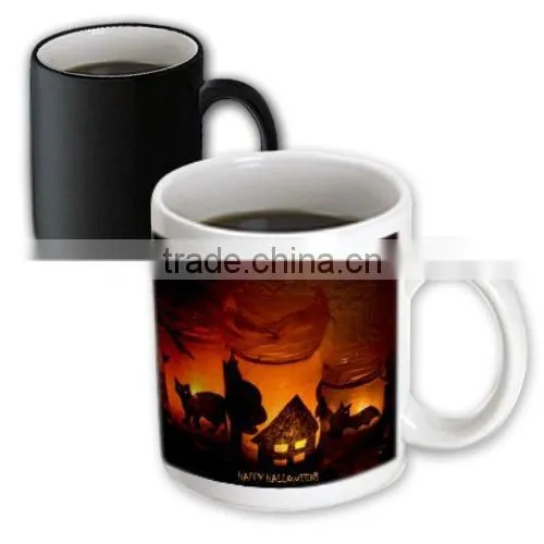 Black Mug Fantasy Mugs Color Changing Creative Ceramic Mug