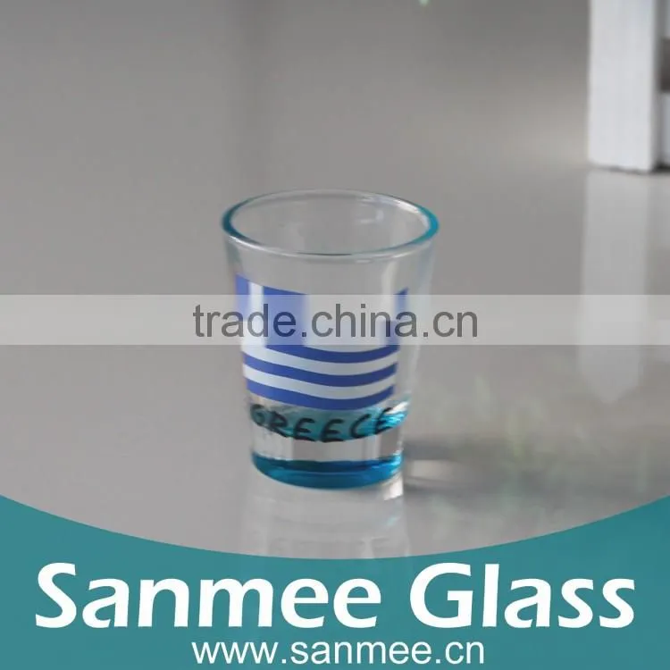 Mini Souvenir Personalized Decal Tequila Shot Glass