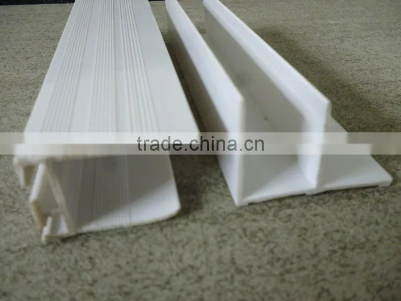 PVC Profile for Pre-insulated HAVC Duct Accessories / PVC Invisible Flange joint