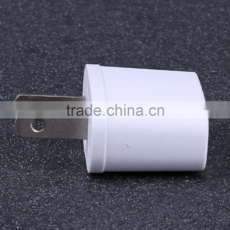 Euro to us plug travel adapter white