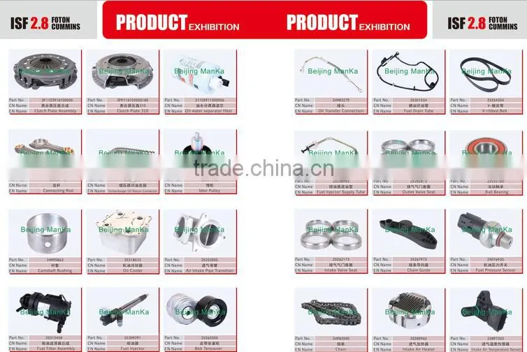 Air Oil Fuel Filter Servicing Kit for Foton Tunland Aumark isf2.8L Diesel Engine