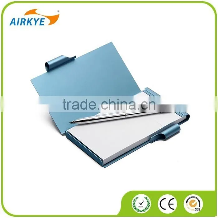 Customed colour Metal notebook with pen