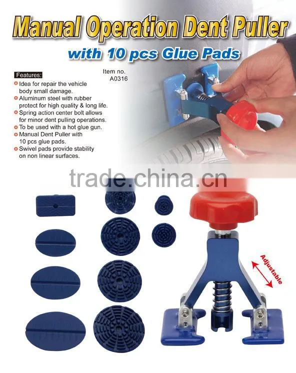 Manual Operation Dent Puller with 10 pcs Glue Pads