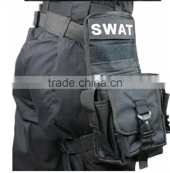 Outdoor fadac field american swat leg bag waist pack leg bag multicolor
