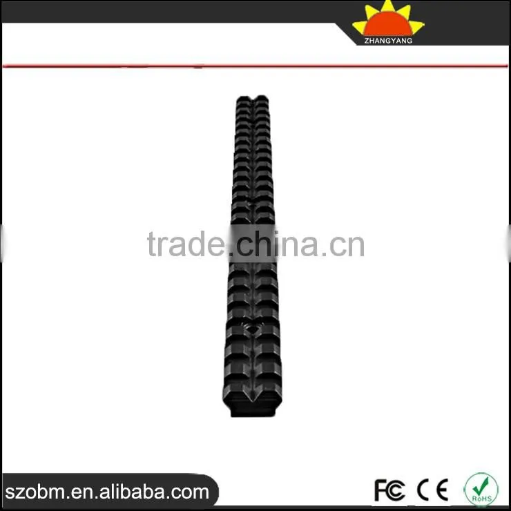 D0257 260mm Length Aluminum Alloy 21mm Rail weaver Adaptor for Tactical Flashlight Mount