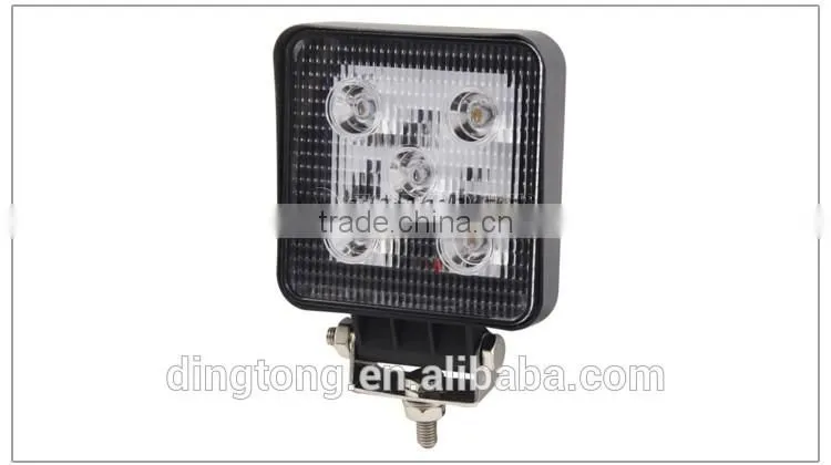 Slim led tractor work lights 15w waterproof led worklamp 10-30v auxiliary light