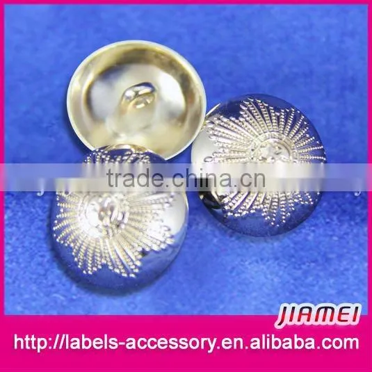 Fashionable jeans alloy plating snap button for garments