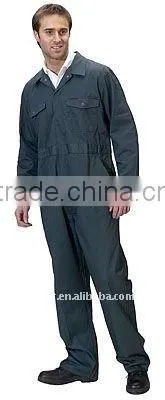 Coverall Overalls Regular Navy Poly Cotton Boilersuits jumpsuit Press Stud Front workwear
